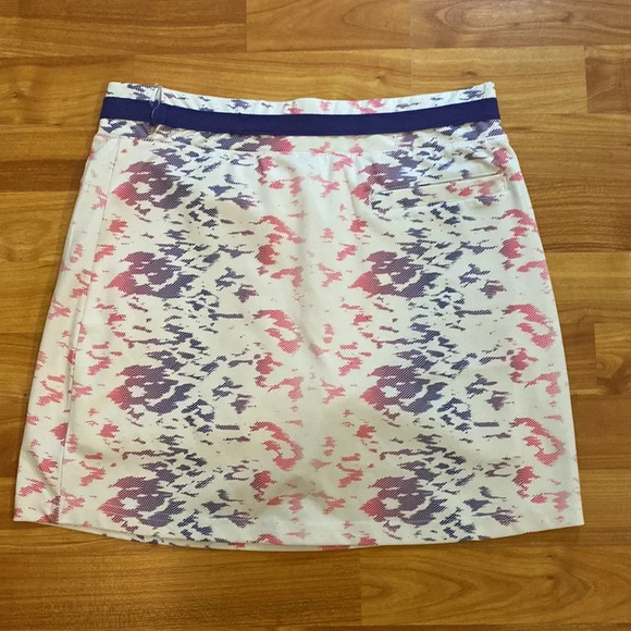 Pebble Beach Performance Skort in Purple/Pink/White - Picture 5 of 5